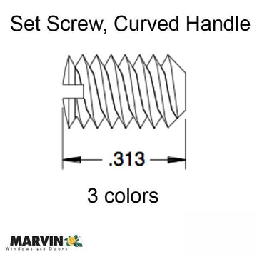 Set Screw for Curved Handle, Casemaster / Awning